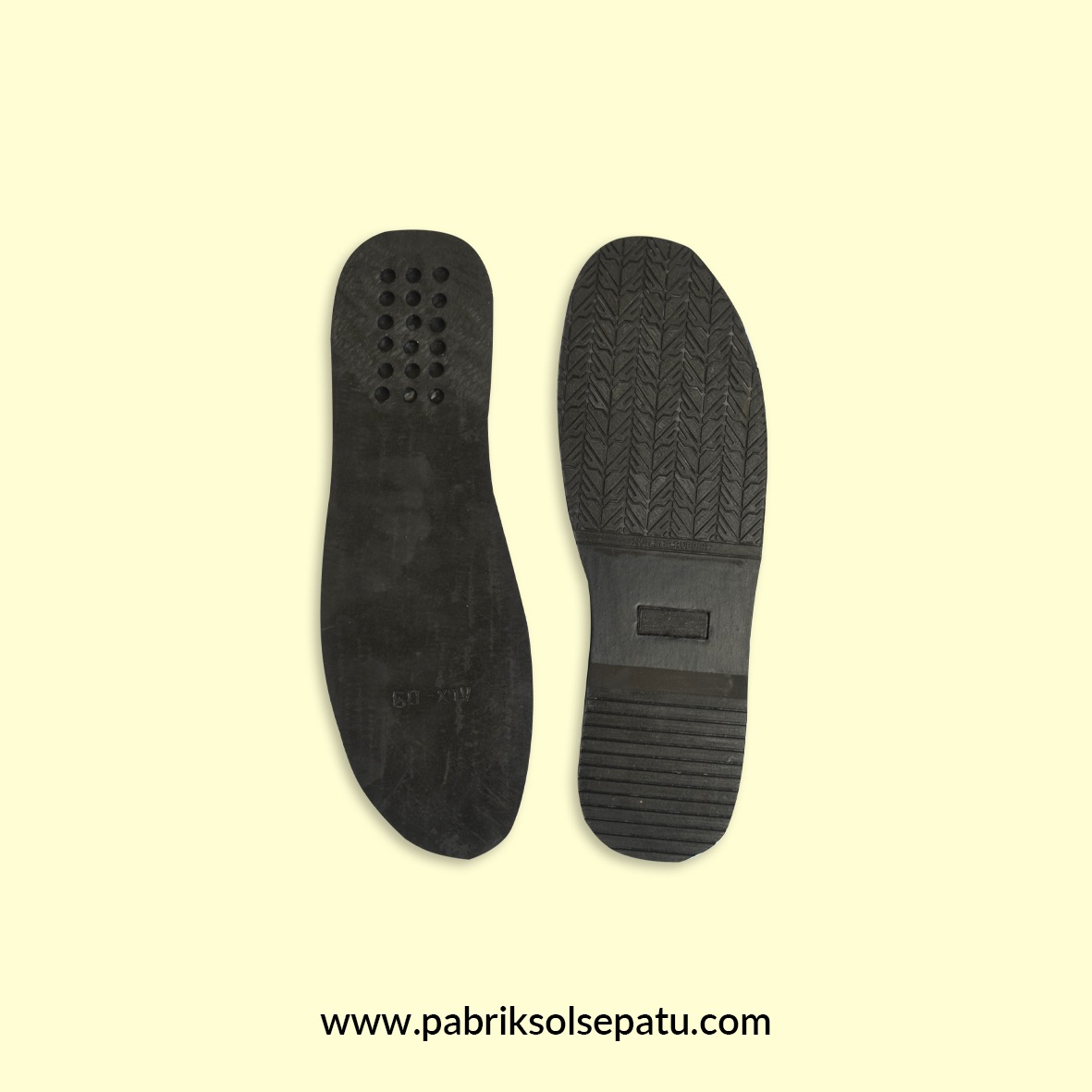 sol sepatu karet 255